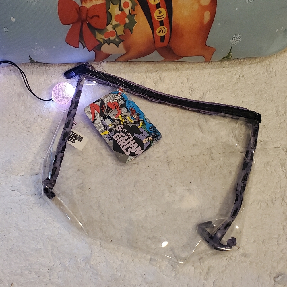 New Clear Gotham Girls Accessory Pouch